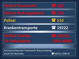 telefonnummer notfall